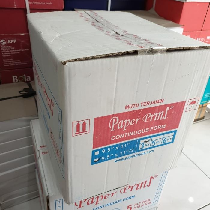 

Pilihan- Continuous Form Paper Prins 9.5"X11"/2 - 3 Ply Isi Full 2000 Set
