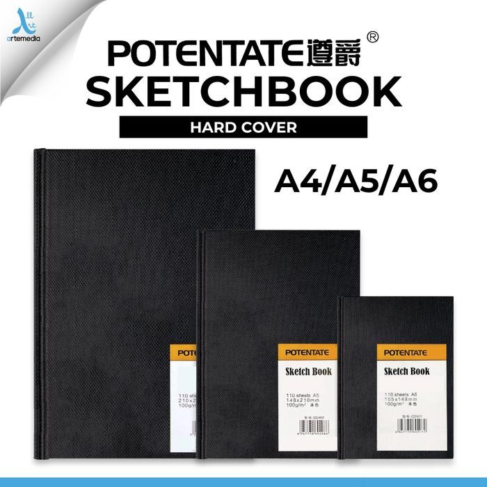 

Potentate Hard Cover Sketchbook Stitch Bound Drawing Book