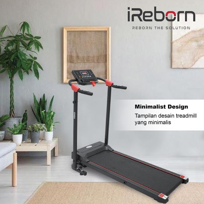 ALAT FITNESS TREADMILL ELEKTRIK IREBORN VENIO