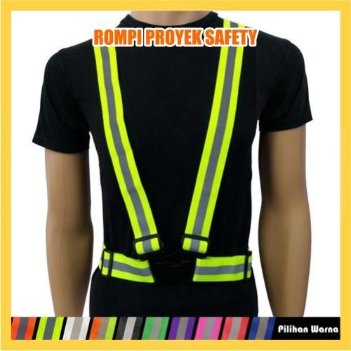 ROMPI PROYEK SAFETY / ROMPI V KARET SAFETY VEST / KARET ROMPI PROYEK