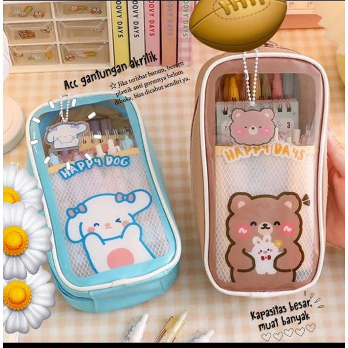 

KOTAK PENSIL TEMPAT PENSIL PENCIL CASE BESAR WATERPROOF ANAK PEREMPUAN