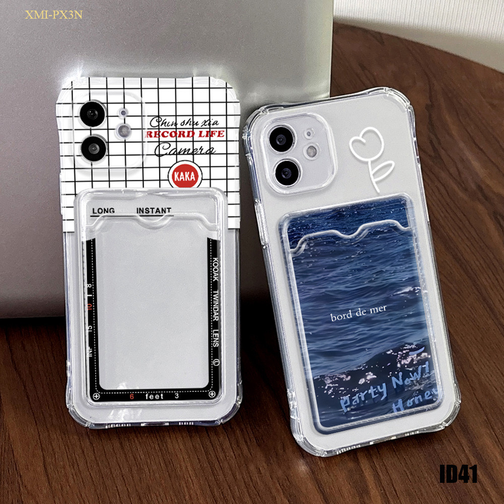 Casing Hp Untuk Xiaomi Poco X7 X3 M5S C65 NFC Pro 5G Phone Case Softcase Cover Paket Kartu Kesing KB