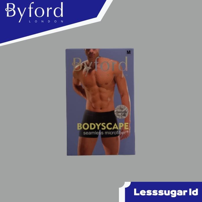 CELANA DALAM BYFORD SEAMLESS BOXER LONG ISI 1 PCS MICROFIBER