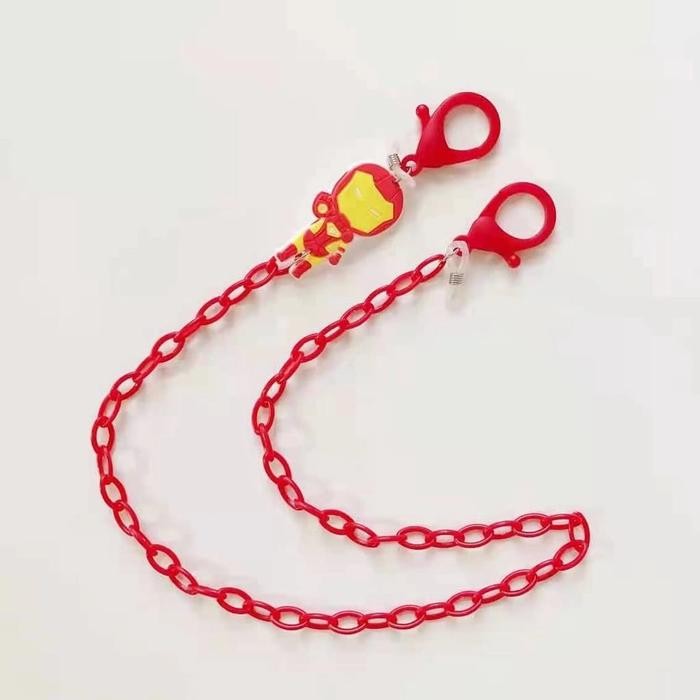 

TERMURAH tali masker mask chain strap masker kalung anak ironman marvel