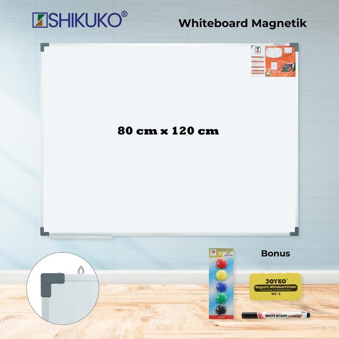 

NEW PRODUK PAPAN TULIS - WHITEBOARD MAGNET 80 X120 TUTI FRUITY