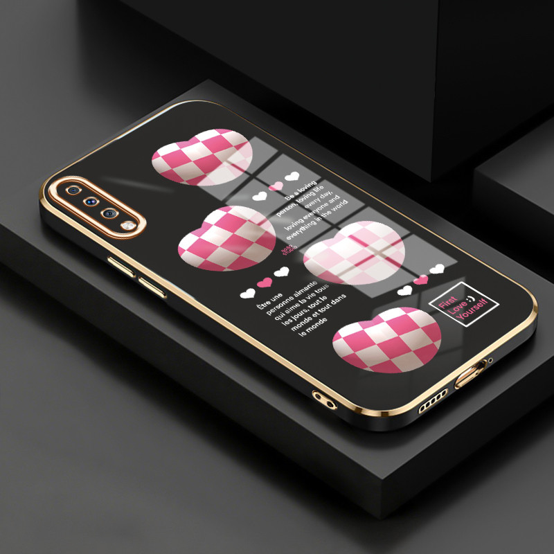 Casing Untuk Samsung Galaxy A70 Case Casing HP Softcase silikon Kasing elektroplating mewah anti jat