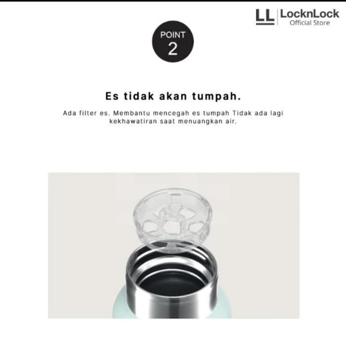 Lock N Lock Sling Ring Tumbler 800Ml Lhc4322. Termos Ukuran Besar