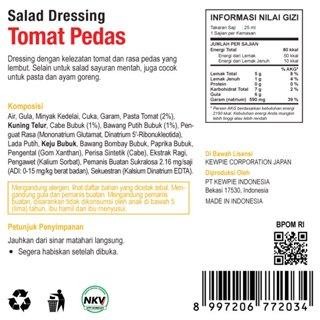 

KEWPIE Salad Dressing Saus Siram Tomat Pedas 200 ml