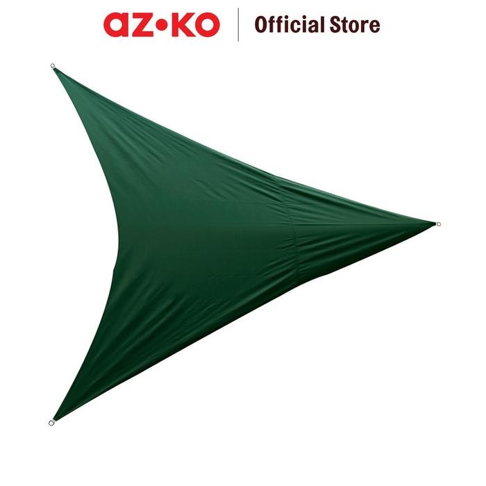 AZKO Soleil 5 mtr Kanopi Taman Triangle - Hijau Tua Canopy Atap Teras Dekorasi Taman Garden