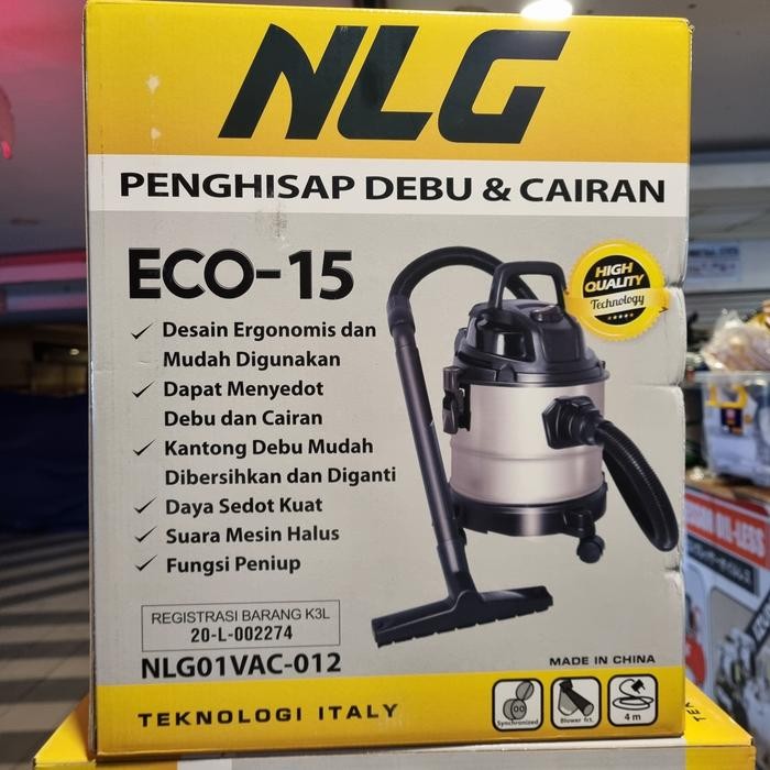 VACUM CLEANER NLG ECO15 VACCUM NLG MESIN PENGHISAP DEBU NLG ECO 15