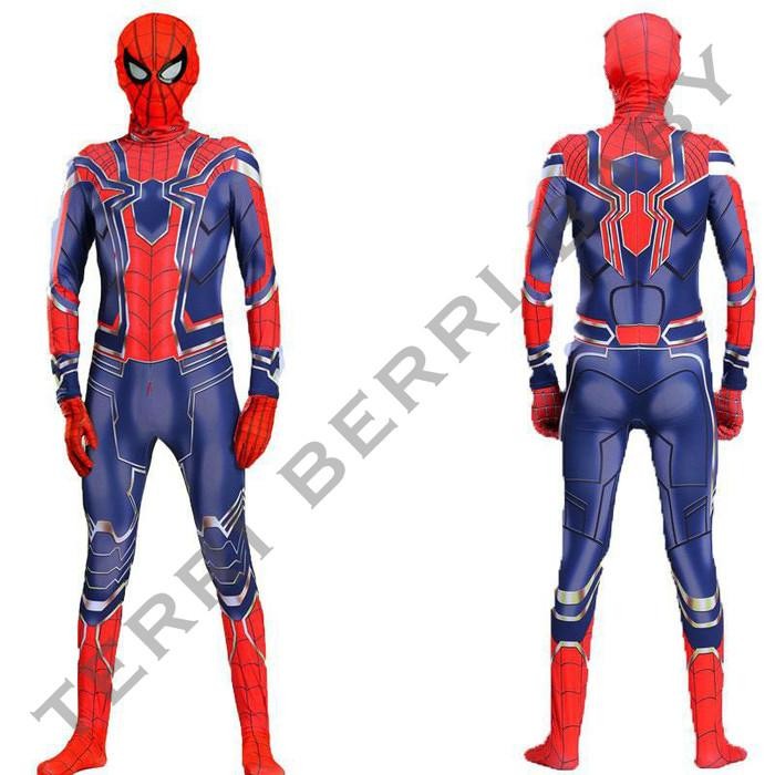 ASLI Custom Spiderman costume spider man kostum spidermen costum spideriron READY STOCK