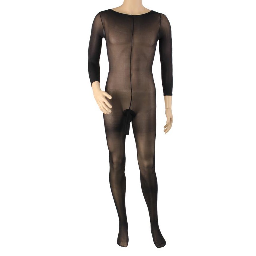 Tally - Body Stocking / Pantyhose Pria Warna Hitam