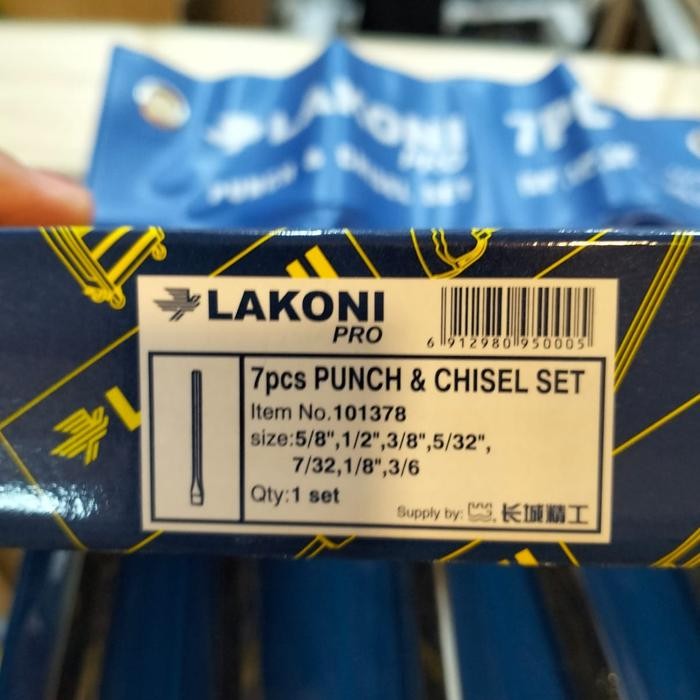 

101378 Punch & Chisel Set Set 7 Pcs Lakoni Pro