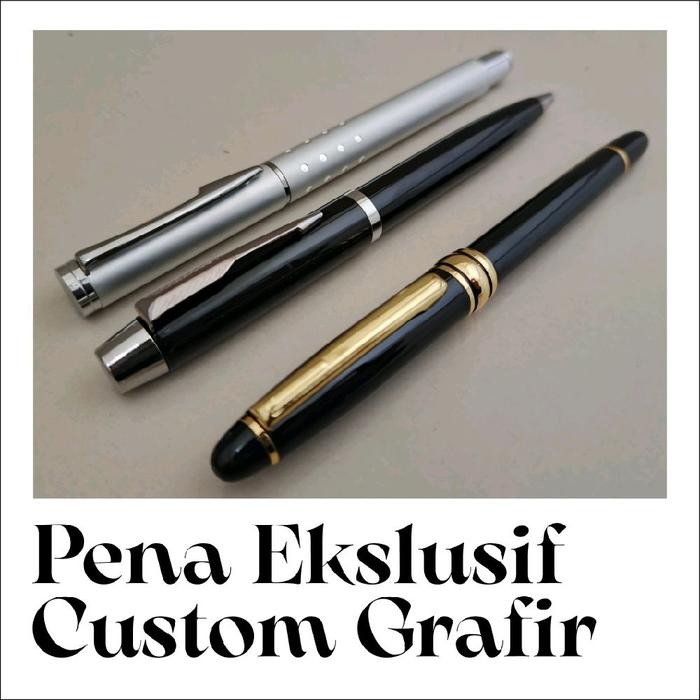

OJ Pena Ballpoint Ekslusif free custom grafir - Buanagift
