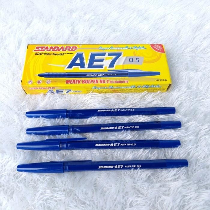 

OJ BOLPOINT STANDARD AE7 0.5 MM BIRU PER PACK ISI 12 Pen Pena