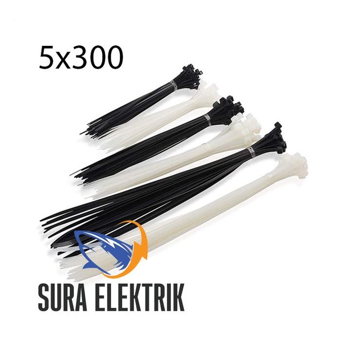 

OJ Nylon Cable Ties FSM 5x300 Fort Warna Hitam dan Putih