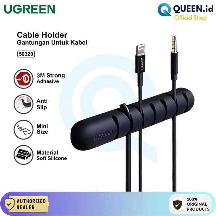 

Ugreen Desk Kabel Organizer Cord Holder Klip Penjepit Kabel Meja 50320