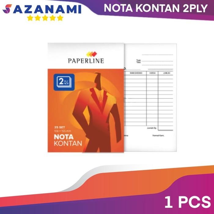 

New NOTA KONTAN 2 PLY PAPERLINE BUKU NOTA KONTAN KECIL 2 PLY BUKU BON