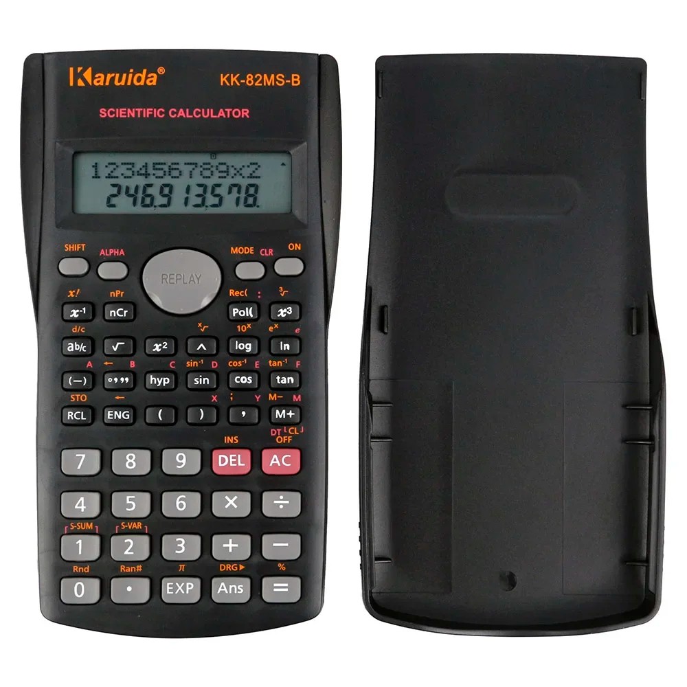 

Mathematics Teaching Dedicated Calculator Handheld Portable Scientific Calculator Student 2-Line