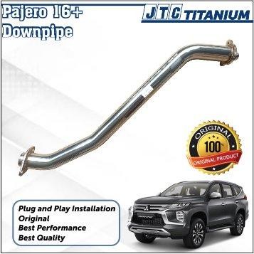 Exhaust Knalpot Jtc Titanium Downpipe Frontpipe All New Pajero Anps