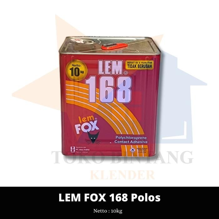 Promo Fox Lem Kayu 168 Polos / Fox Lem 168 Polos Blek 10Kg