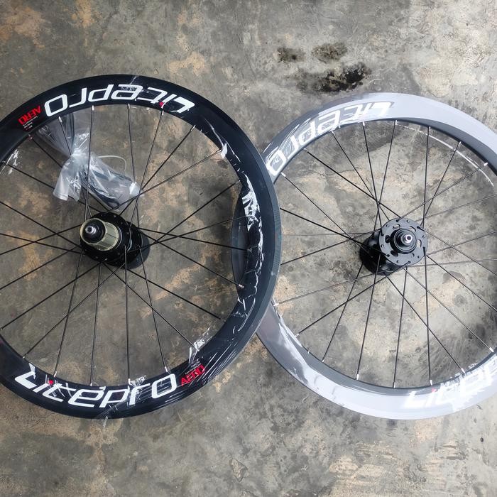Paling Laris Wheelset Litepro Aero 20 451 Disc Brake 22 Inch Velg Sepeda Terlariss 