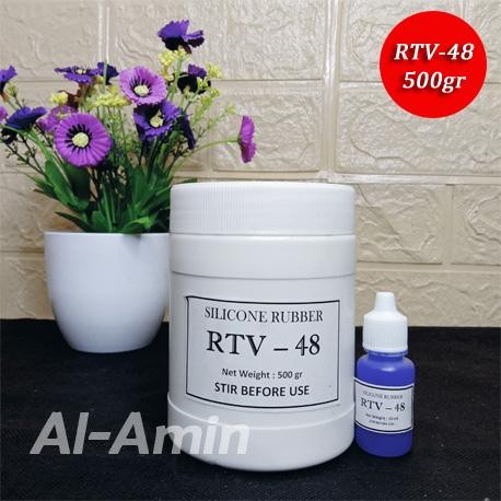 Ready Silicone Rubber RTV-48 / Molding Silikon Karet 500gr