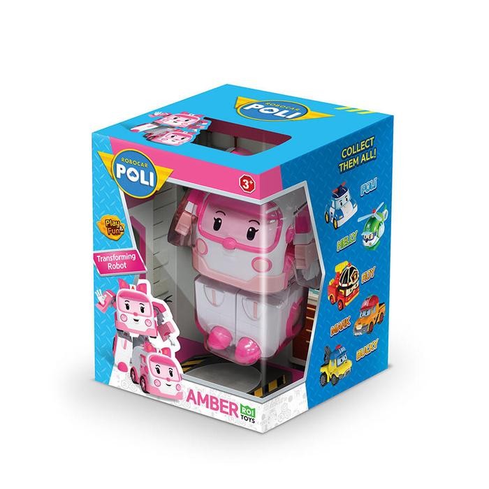 Terlaris Silverlit Robocar Poli Transforming Robot Amber MRT 0651 Mainan Robot SALE