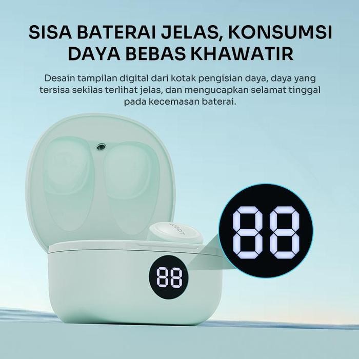 Robot Tws Wireless Earphone Airbuds T80 Bluetooth Earphones Earbuds Headphones-