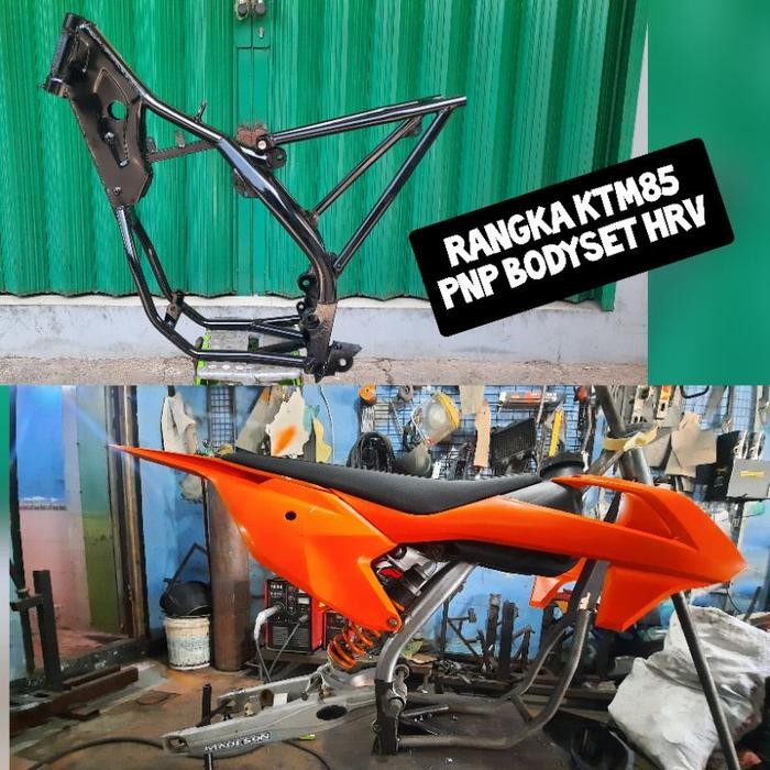 frame rangka ktm 85 pnp bodyset hrv dan bisa untuk semua mesin motor indonesia frame ktm