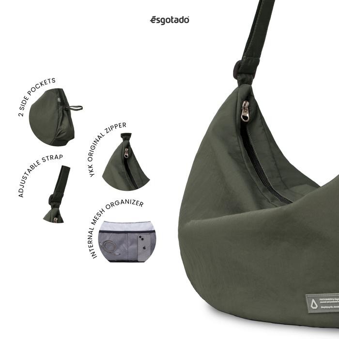 Pilihan- Esgotado Tas Selempang Pria Wanita - Paxta Neo Sling Bag - Nylon Sling Bag