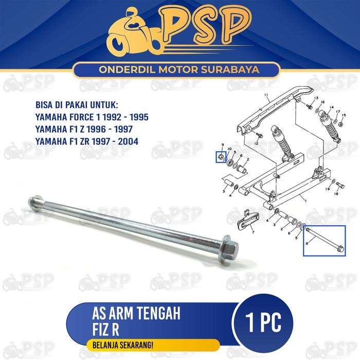 As Arm / Tengah Fizr - As Swing Arem Fork Forek Garpu Tengah Center Yamaha Fiz F1Zr F1Zr Force 1