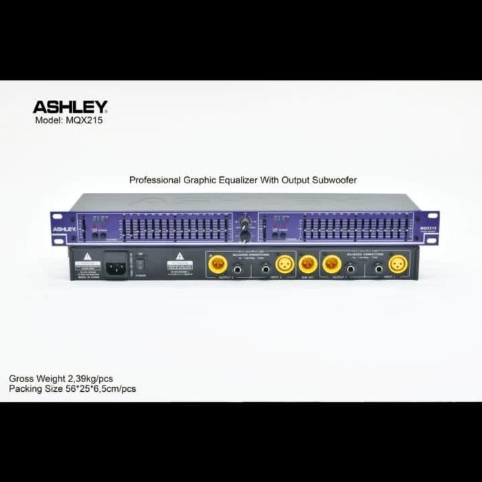 Ready Equaliser Ashley MQX215 original ashley MQX 215