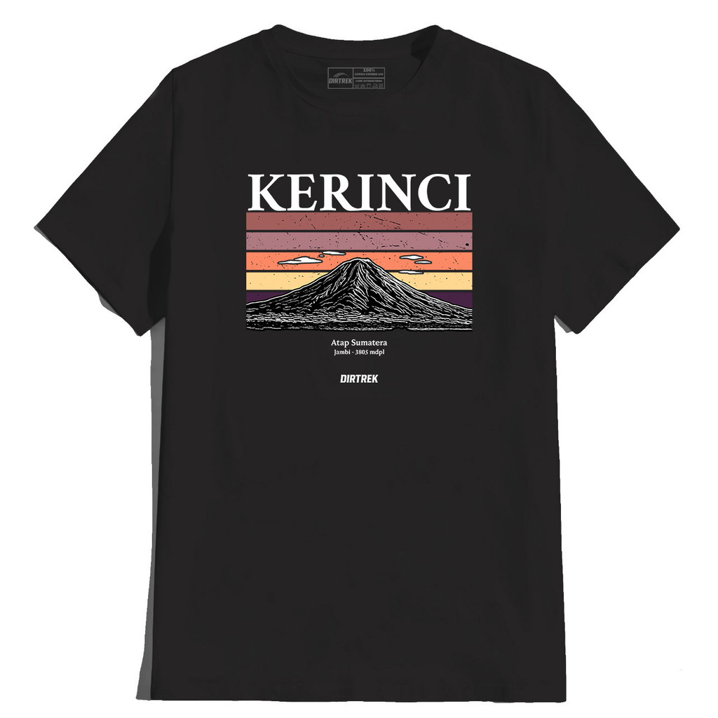 DIRTREK Kaos Pendaki Gunung Kerinci Adventure Camping Hiking