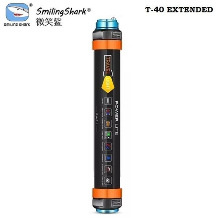 Smiling Shark T-40 - Senter Dan Lampu Led Camping Outdoor 380 Lumens