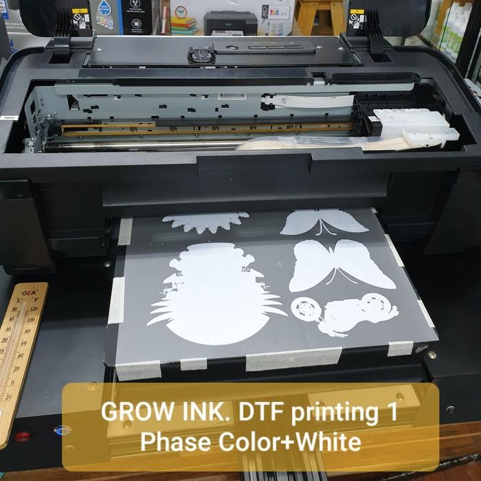 TINTA SABLON DTF GROW INK PUTIH WHITE PRINTER DTF TRANSFER FILM