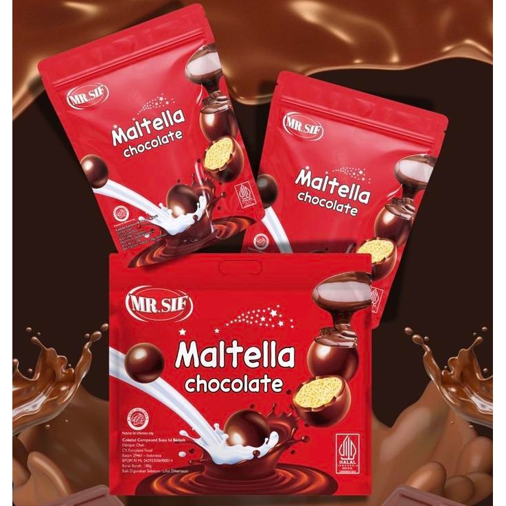 

MR.SIF Maltella Chocolate Ball Biskuit Coklat Maltella Coklat bulat