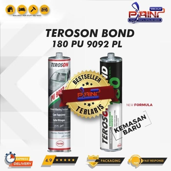 LEM KACA SILICON TEROSON HENKEL PU 9092 PL BLACK