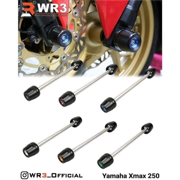 Jalu As Roda Depan Wr3 Xmax Axle Slider Fork Slider