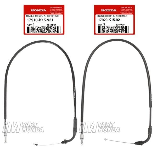 17910-K15-921 17920-K15-921 Kabel Gas A B Atas Bawah CB 150 R LED 2015 - 2017