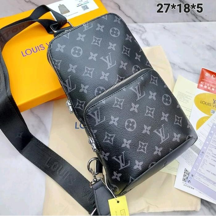 Berkualitas Tas Slingbag Bodybag Pria Lv5003 Eclipse Import Terlariss 