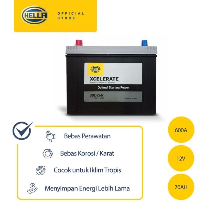 Aki Mobil FORD Hella Aki Mobil Kering