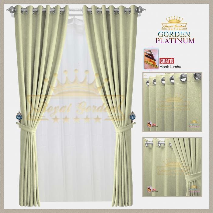 Gorden Jendela nimalis Hordeng Blackout Import Preum Tirai Pintu Kekinian Gordyn Ruang Tamu