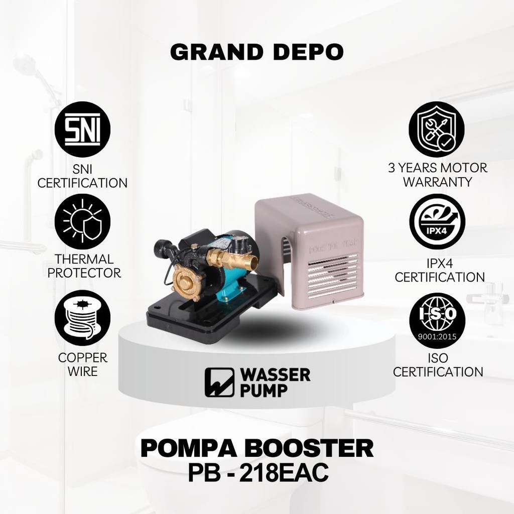 Wasser Pompa Air Booster PB 218EAC / Pompa Dorong Wasser