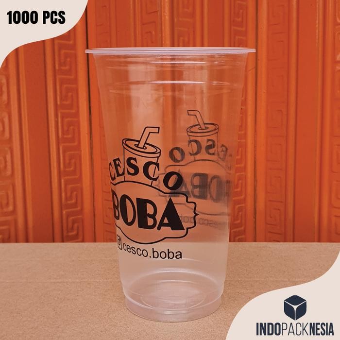 Sablon Gelas Plastik PP Starindo DATAR 22 OZ - 10 GR 1000 PCS
