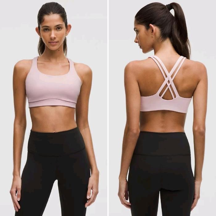 ASLI lululemon energy bra medium evolve bra with padding 100% asli READY STOCK