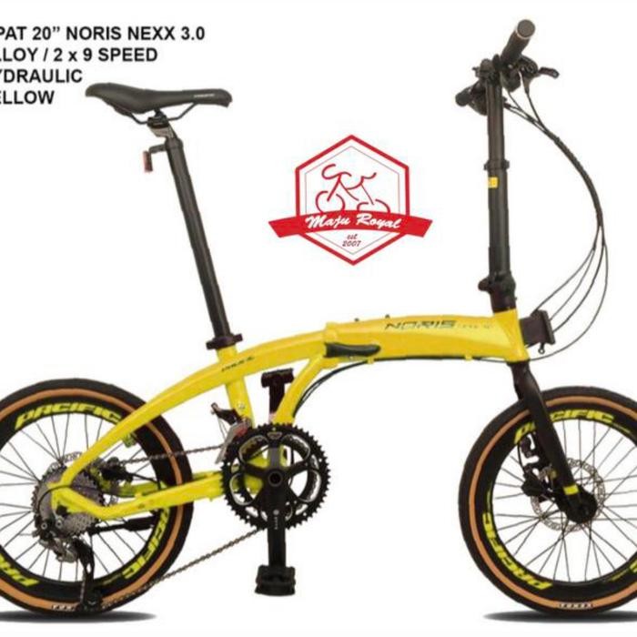 Sepeda Lipat 20 Pacific Noris Nexx 3.0 Alloy 2X9 Speed Hidrolik