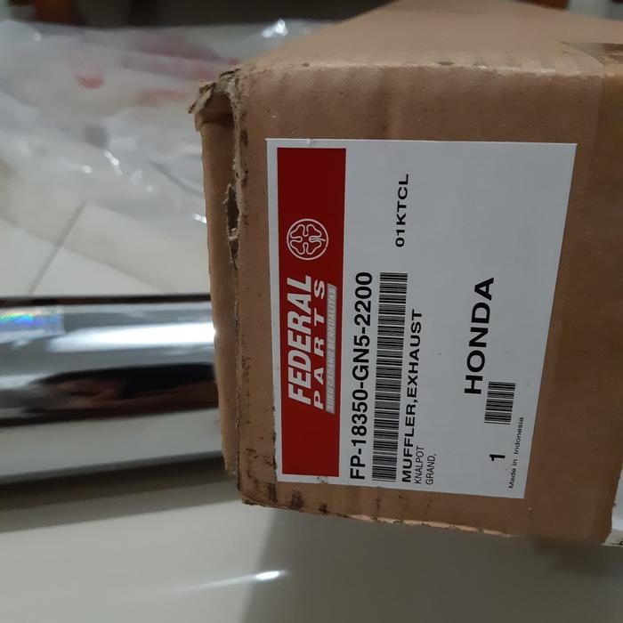 Muffler Knalpot Astrea Grand FP-18350-GN5-2200 Asli Original Federal