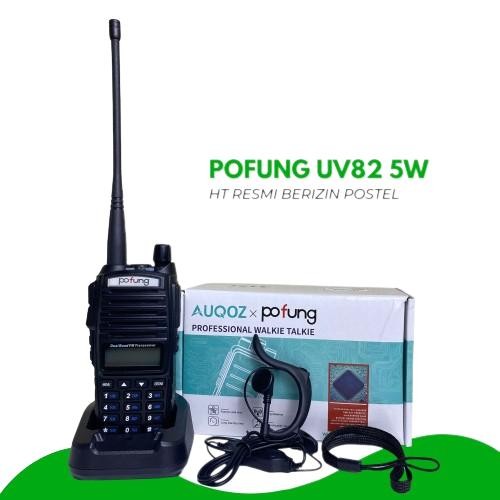 qez7- Auqoz X Pofung Ht Walkie Talkie Uv82 Handy Walkie Talkie - Radio Ht Uhf Vhf / Ht Murah
