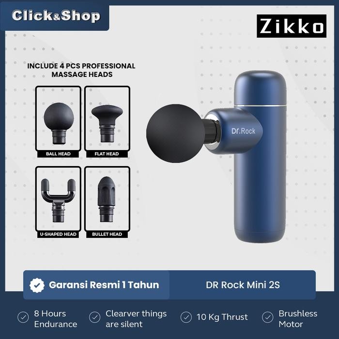 av4b- Zikko Dr.Rock Mini 2S Pocket Massage Gun -Alat Pijat Elektrik